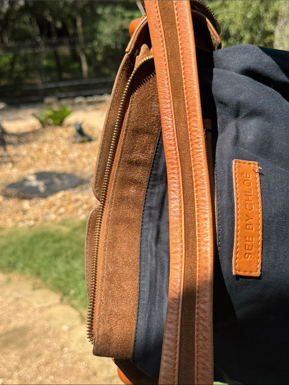 See By Chloe Tan Leather Hobo Shoulder Bag - Picture 9 of 17